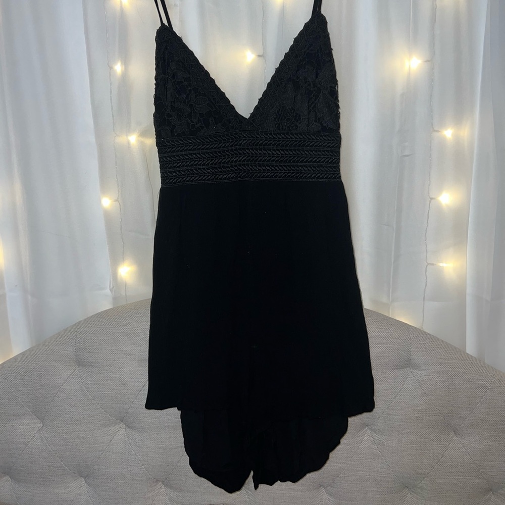Garage black romper